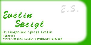 evelin speigl business card